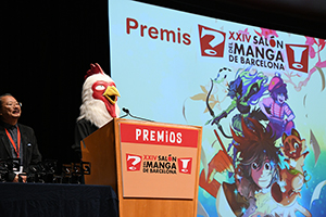 “XXIV Salon del Manga de Barcelona” Award Ceremony – Nov 2nd　Prize for contribution to the arts – Paru Itagaki (“BEASTARS”).